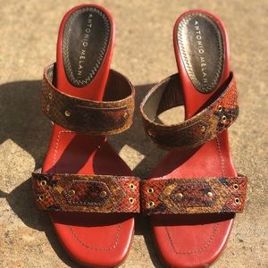 Snake skin Antonio Melani shoes for sale